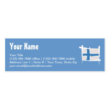 Finland borstar flagga visitkort mallar