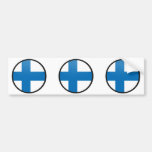 Finland cirklar den kvalitets- flagga bildekaler