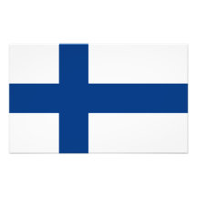 Finland - finlandssvensk flagga fotokonst