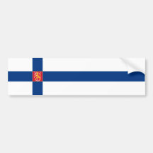Finland/finska-/finländareflagga Bildekaler