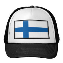 Finland Flag Mesh Hat