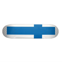 Finland flagga anpassad skate board