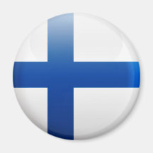 Finland flagga kylskåps magneter