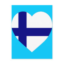 Finland flaggahjärta