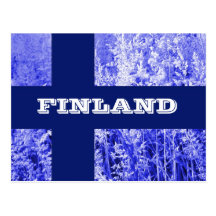 Finland flaggavykort