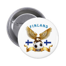 Finland fotbolldesigner nål