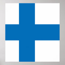 Finland högkvalitativ flagga affischer