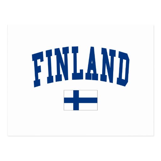 Finland högskolastil vykort