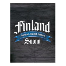 Finland Ihanaa Leijonat varv Vykort
