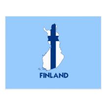 FINLAND KARTA VYKORT