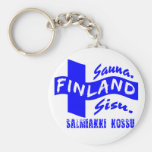 Finland keychain nyckel ring