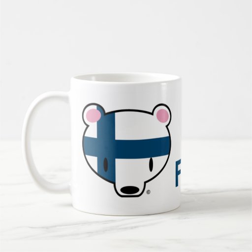 Finland kuma-chan kaffe koppar