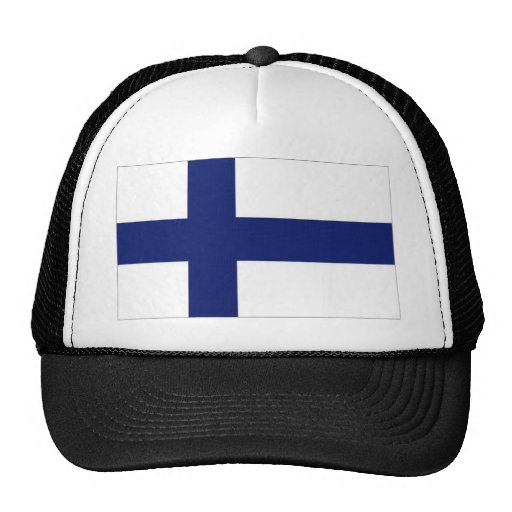 Finland medborgareflagga mesh kepsar