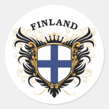 Finland Runda Klistermärken