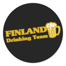 Finland som dricker laget klistermärken