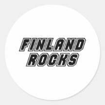 Finland stenar klistermärke