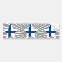 Finland stjärna bildekaler