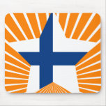 Finland stjärna mus matta
