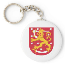 Finland vapensköld Keychain