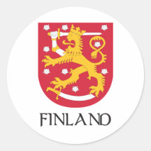 Finland vapensköld klistermärke