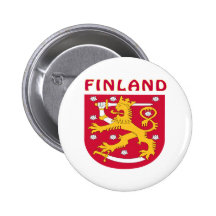 FINLAND vapensköld Knapp Med Nål