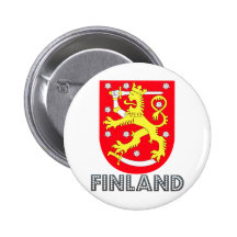 Finland vapensköld knapp med nål
