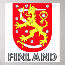 Finland vapensköld posters