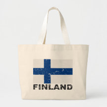 Finland vintageflagga kassar