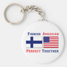 Finlandssvensk amerikanperfekt nyckel ringar