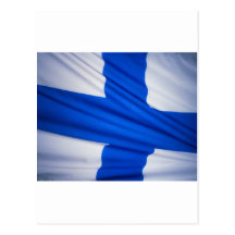 FINLANDSSVENSK FLAGGA VYKORT