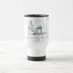 Finlandssvensk flickaSilhouetteflagga Kaffe Mugg
