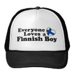 Finlandssvensk pojke mesh kepsar