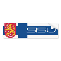 Finlandssvensk Sisu/vapensköldbildekal