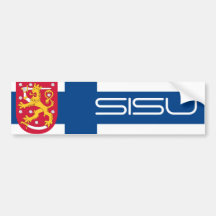 Finlandssvensk Sisu/vapensköldbildekal