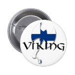 Finlandssvensk Suomi Viking för Finland flagga yxa Knapp Med Nål