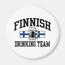 Finlandssvenskt dricka lag kylskåpmagneter