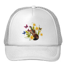 FIOL, BLOMMOR OCH FJÄRILAR TRUCKER KEPS
