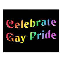 Fira gay pride vykort
