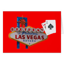 fira min 21st födelsedag i det Las Vegas kortet