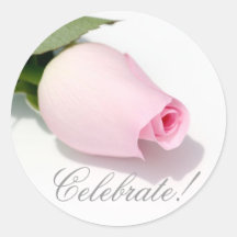 Fira! Rosa rosklistermärke