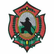 Firemans broderade skjortan polo tröja