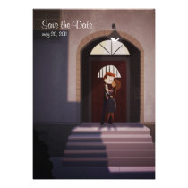 First Kiss - Save the Date inbjudningar