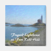 Fisgard fyr, Victoria, BC magnet Kylskåpmagneter