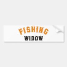 Fishing Widow Autoaufkleber