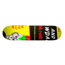 Fisk och den CrawDaddys anpassningsbarskateboarden