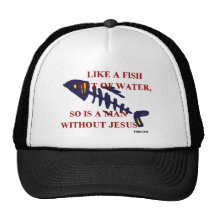 FISK UT UR VATTEN TRUCKER KEPSAR