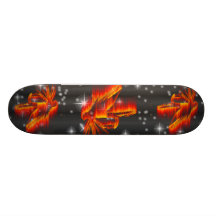 Fiska flugan flamma designen skate boards
