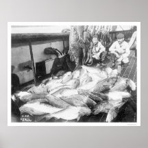 Fiska i Alaska 1922 Affisch