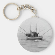 Fiska med drag i för fiskebåt nyckel ring
