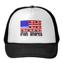 Fiskegåva iFish Amerika Trucker Keps